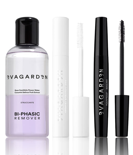 Primer Lash + Mascara Aquaproof +Biphasic remover + Kit Regalo M