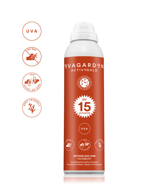 ACTIVEGOLD Sun Protection Antiage SPF15 + Activator